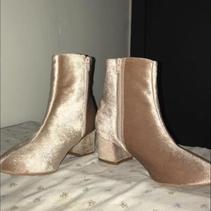 Suede booties